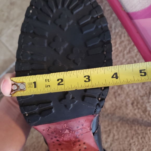 FreeBird liverpool leather ankle boot distressed black zip up 8 - Picture 9 of 9